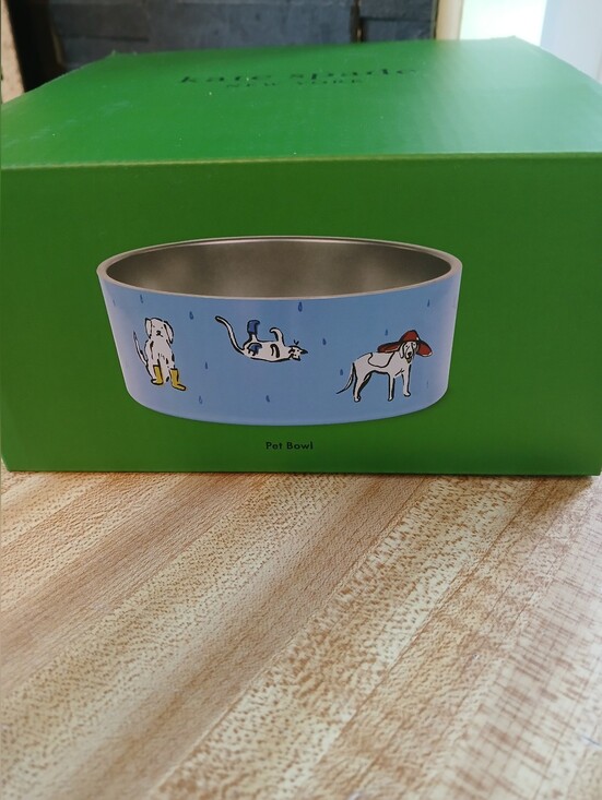 kate spade Other - Kate Spade NIB Blue Dog Bowl For Small/Medium Dogs